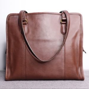 Vintage Coach Compartment tote